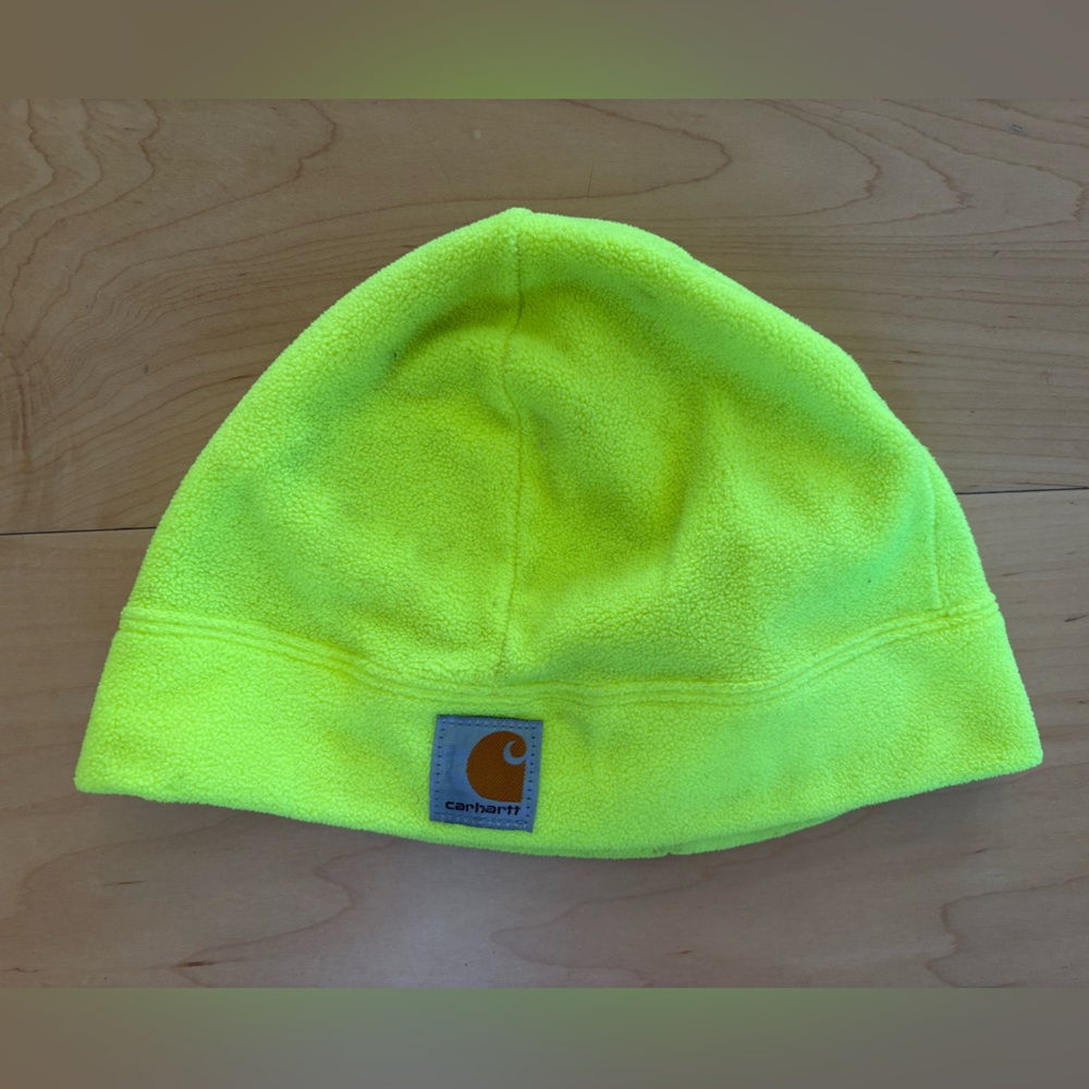 Carhartt high vis fleece hat